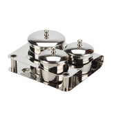 KCGANI cuves en acier inoxydable pour poudres acryliques, stockage sûr.