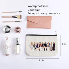 Sac maquillage kdxpbpz, verso coloré et double-face.