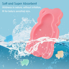 KECUCO coussin bain bébé - démonstration de l’absorption et de la ventilation.