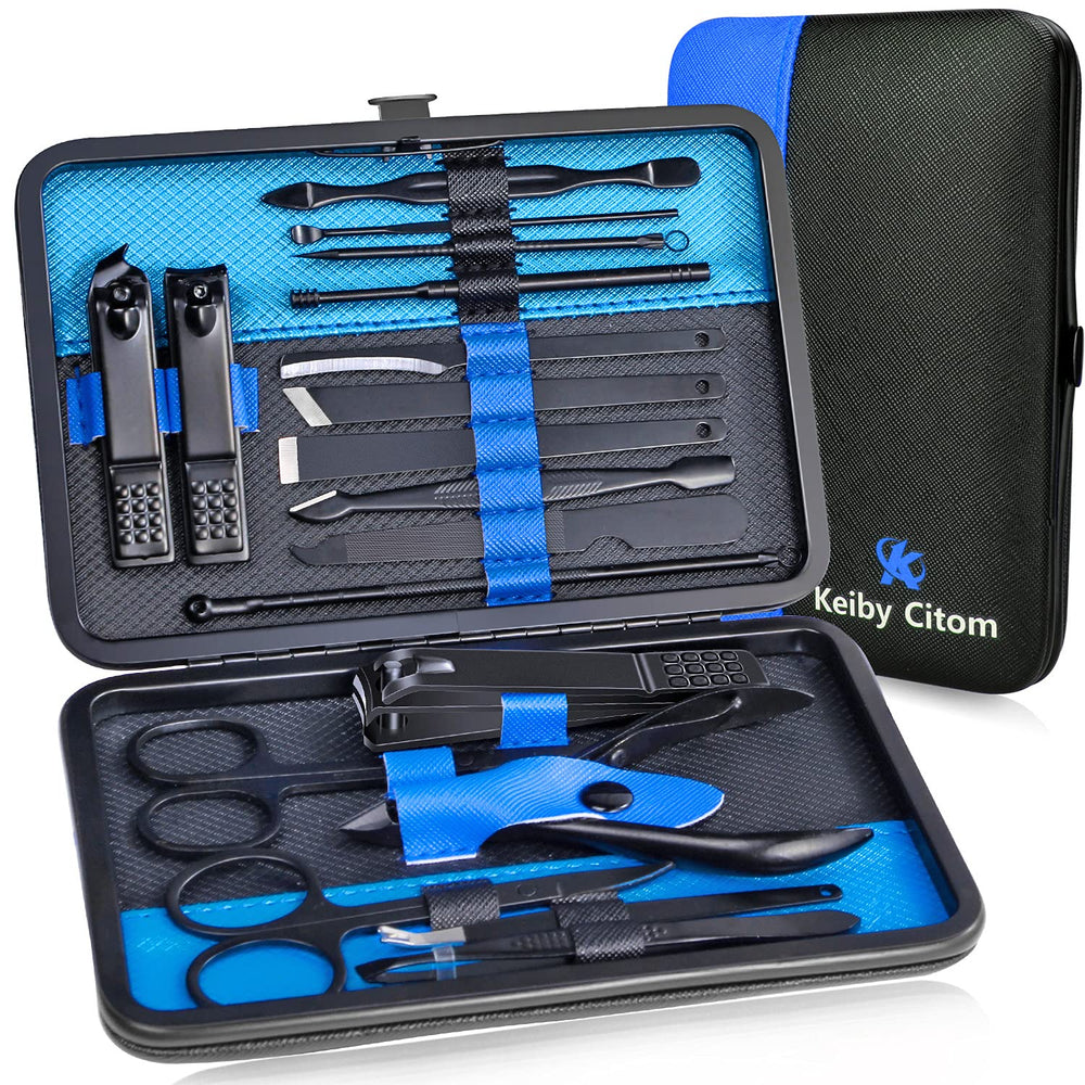 Keiby Citom ensemble 18pcs dans un coffret luxe, prêt voyage.