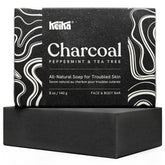 Keika Savon Charbon Noir – utilisation visage et corps, purifiant et hydratant.