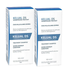 Shampoing KELUAL DS – rituel hebdomadaire pour entretenir le cuir chevelu.