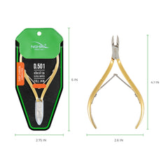 Coupe-cuticules Kem Nghia D-501, ressort double pour un mouvement fluide.