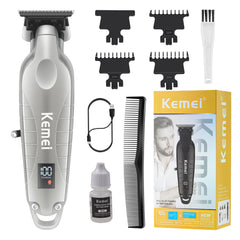 KEMEI 2293 Tondeuse lame-T précise pour un rasage net et confortable.