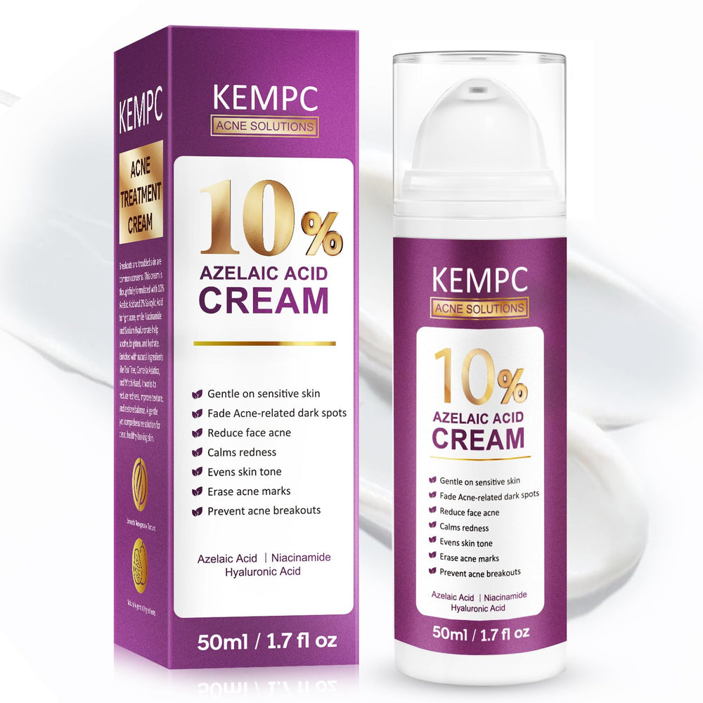 Kempc acide azélaïque 10% - traitement ciblé pour l'acné cystique.