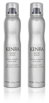 Kenra Shine Spray — vaporisateur instantané, brillance éclatante et légère pour cheveux.