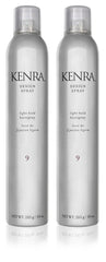 Kenra Design Spray 9 – deux bouteilles de 10 oz, pratique pour le quotidien.
