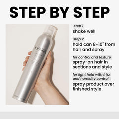 Kenra Design Spray 9: définition accrue pour des styles mobiles et nets.