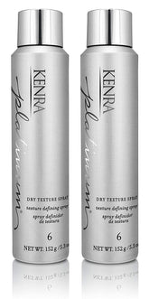 Kenra Platinum Dry Texture Spray — bouteille affichée pour texturiser et augmenter le volume.