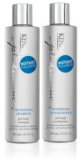 Kenra Platinum shampooing, bouteille vue avant: épaisseur et volume sans alourdir les cheveux.