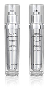 Kenra Platinum Silkening Gloss – pack de bouteilles 2,26 oz pour cheveux soyeux et doux
