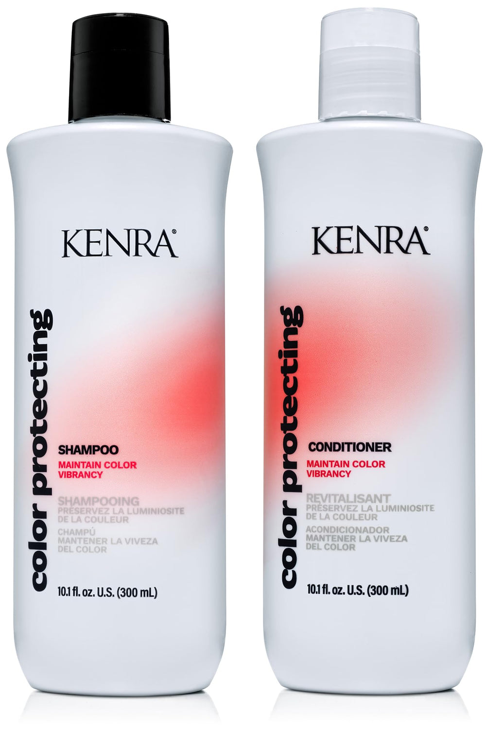 Kenra Shampoing Protecteur Couleur – flacon montrant la protection de couleur.