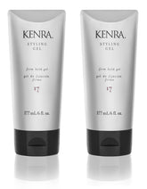 Kenra Styling Gel 17 : flacon haute tenue, fixation solide et sans résidu.