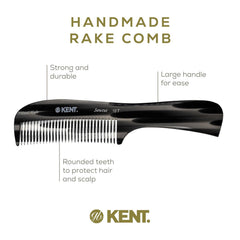 Kent 10T noir graphite – démêlage des cheveux humides sans traction.