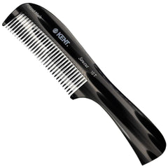 Kent 10T noir graphite – peigne démêlant à dents larges pour cheveux épais.