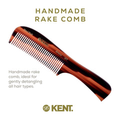 Kent 10T peigne detanglant dents arrondies, massage doux du cuir chevelu.