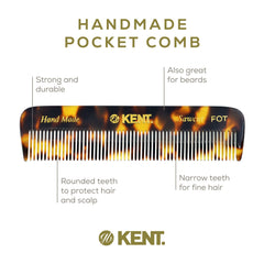 Kent FOT Tokyo Jaune peigne-acetate-cellulose, matériau durable et écoresponsable