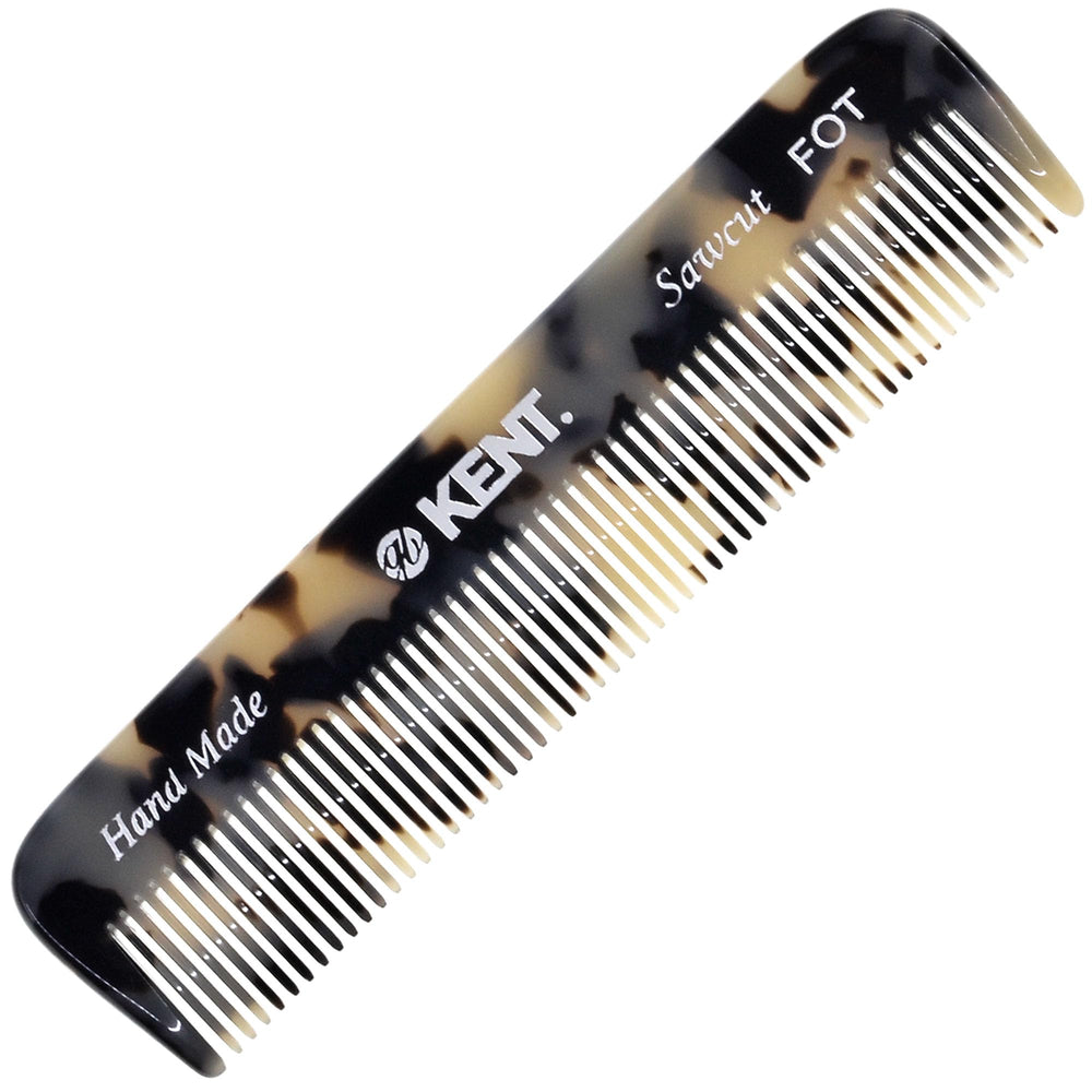Kent FOT Tokyo White, peigne à dents fins en poche, pratique en déplacement.
