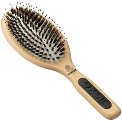 Kent PF01 brosse detanglante bois ovale pour démêlage en douceur