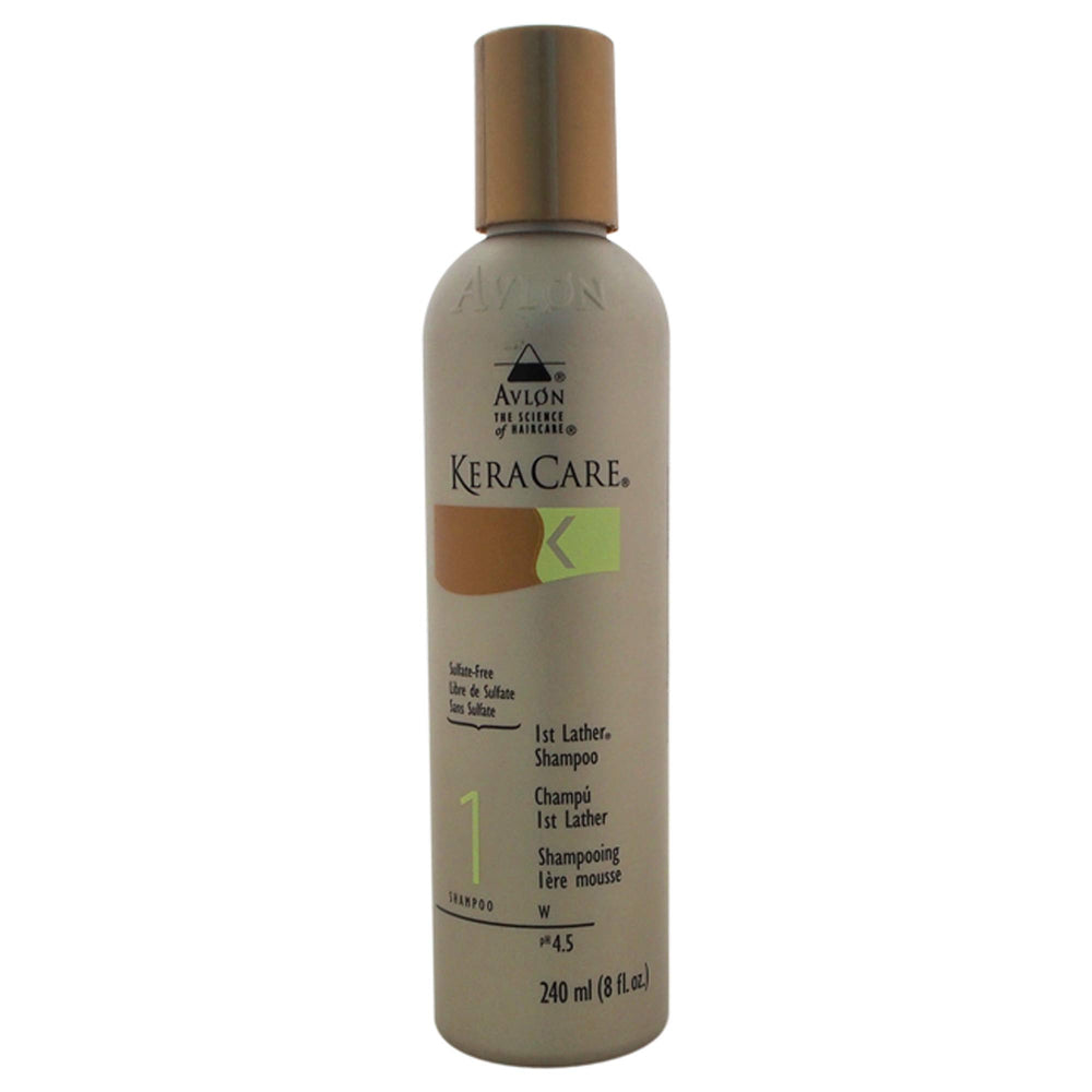 KeraCare Avlon Première Mousse – bouteille, nettoyage en douceur pour tous types de cheveux.