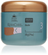Glossifiant KeraCare en flacon, hydratation et apaisement du cuir chevelu sec.