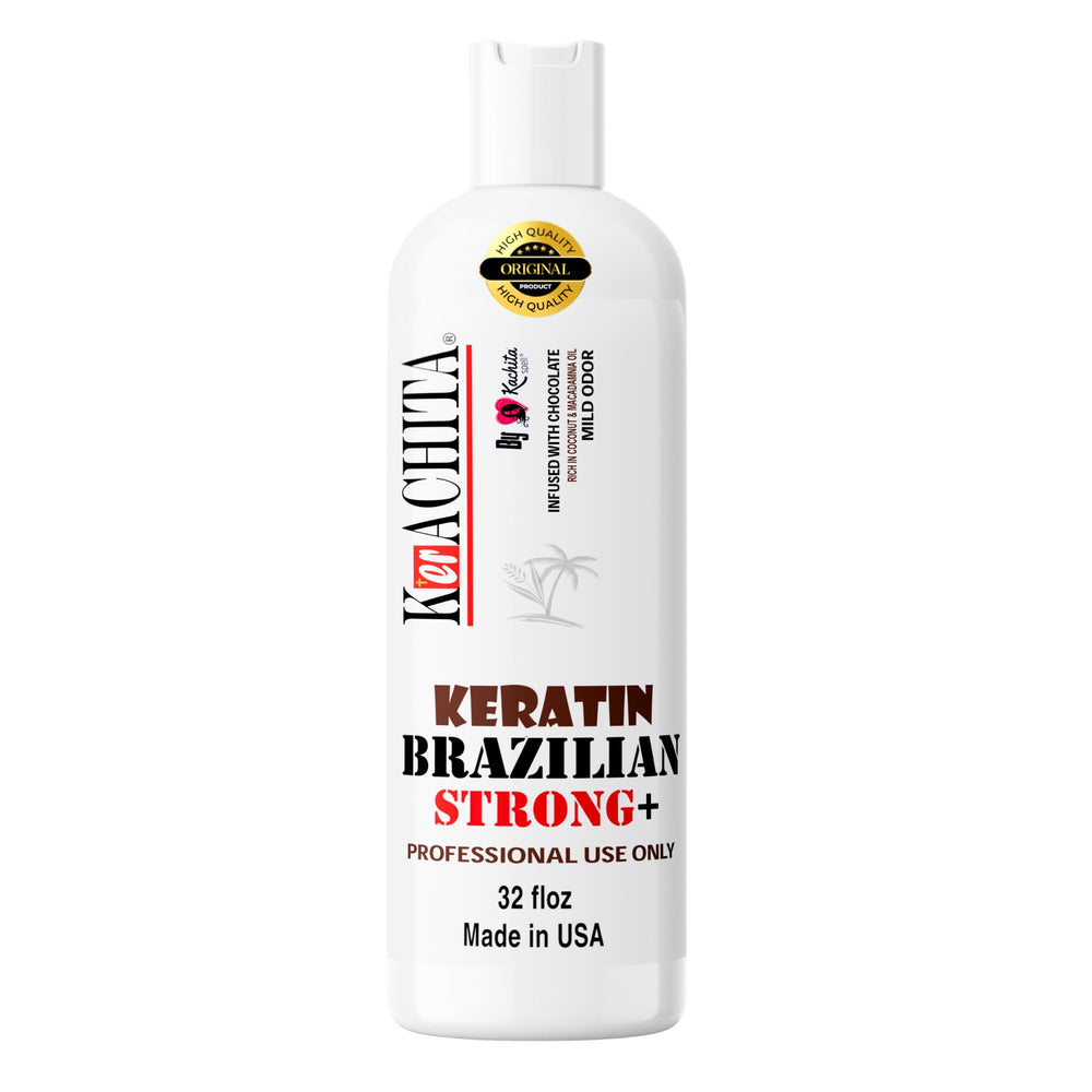 KERACHITA keratine brésilienne chocolat forte bouteille 1L — lissage durable et parfum chocolat.