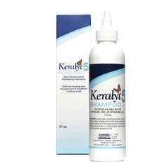 Keralyt 5 Shampoing, bouteille recto, soutien potentiel contre les démangeaisons du cuir chevelu.