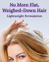 Keranique Mousse Coiffage cheveux lisses: contrôle et brillance.