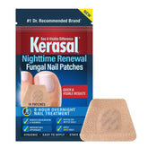 Kerasal Nighttime Renewal Patches pack shot showing 14 patches for overnight nail care