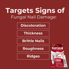 Kerasal Ongles Avant-Après: aperçu clair de l'apparence des ongles.