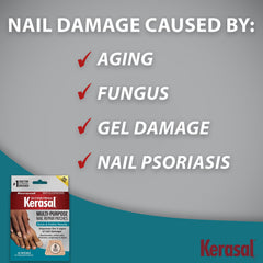 Patchs Kerasal réduisant la décoloration et l’épaisseur des ongles
