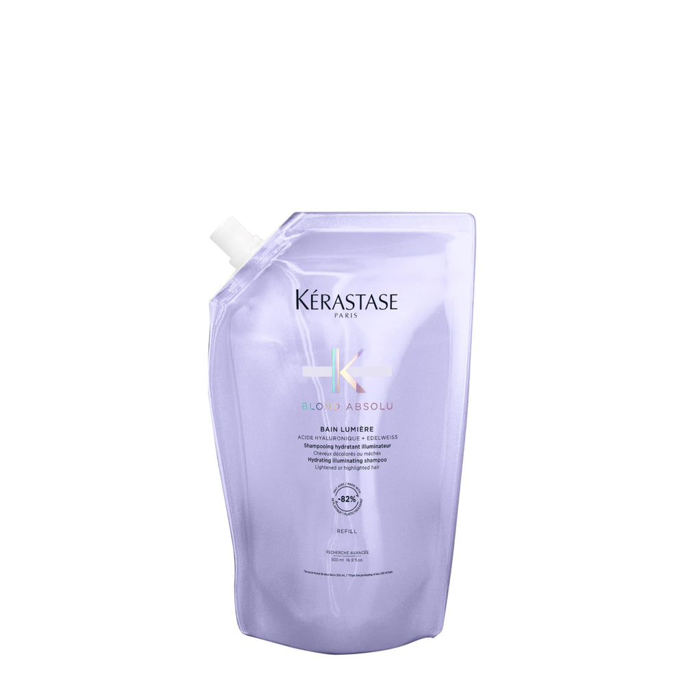 Kérastase Blond Absolu Lumière – Shampoing en bouteille pour éclat des cheveux blonds et décolorés