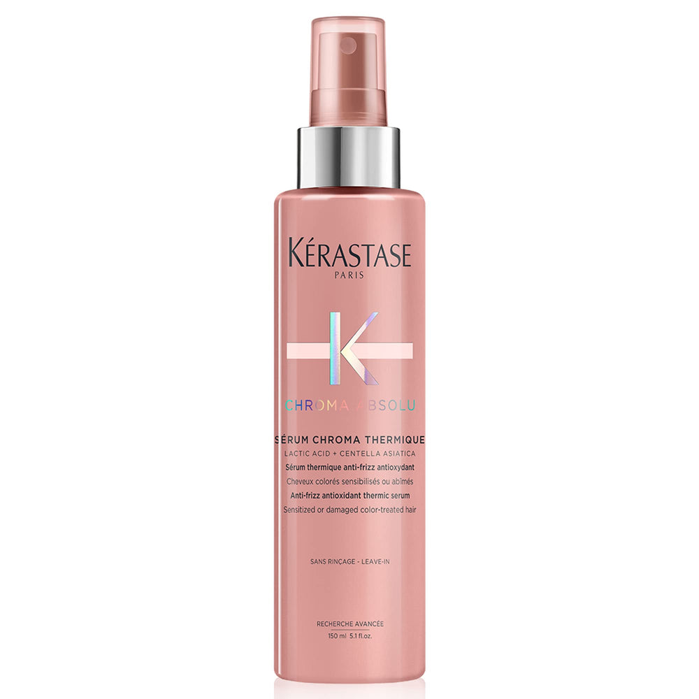 Sérum Kérastase Chroma Absolu protégeant chaleur et couleur des cheveux colorés.