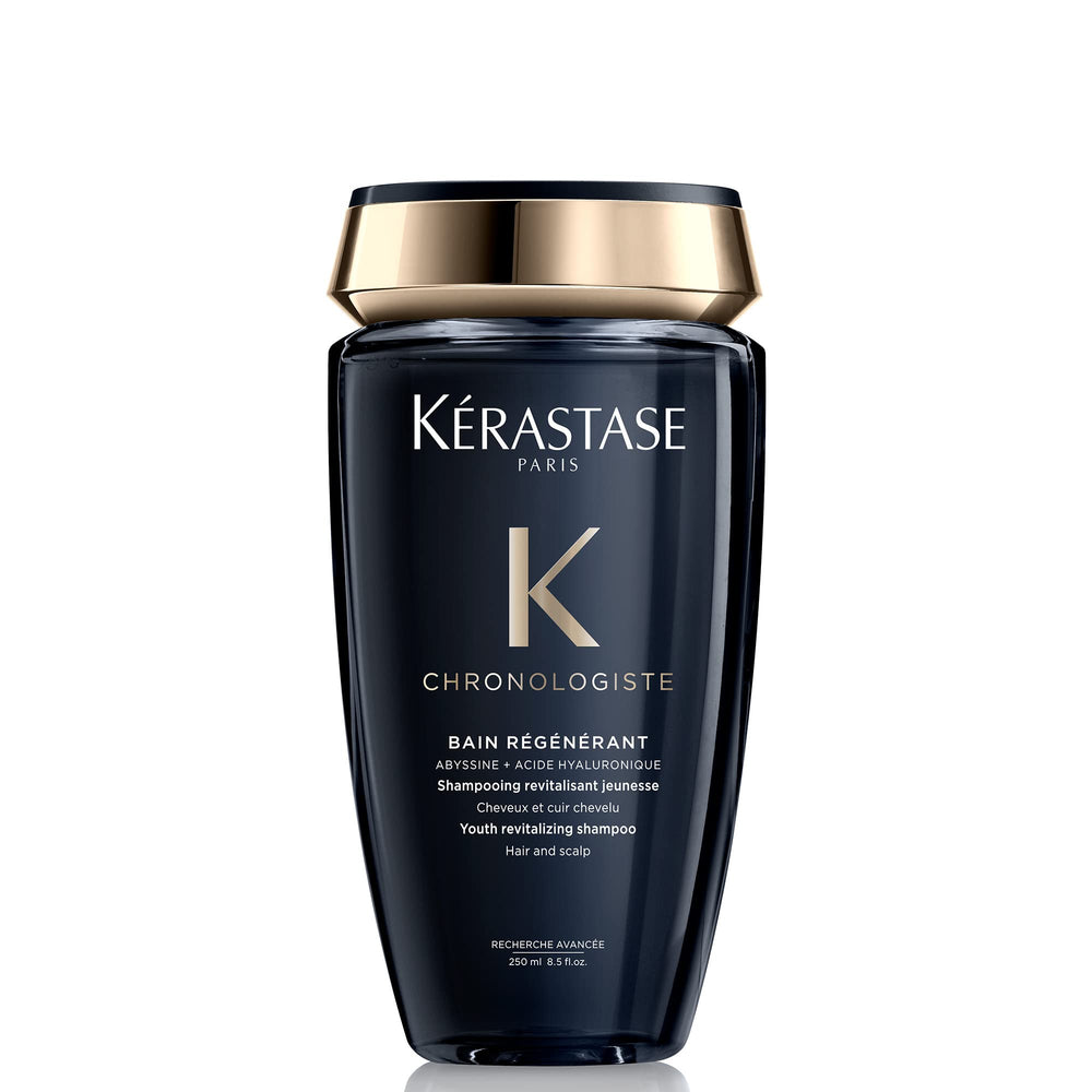 KÉRASTASE Chronologiste Regénérant Shampoo bouteille luxueuse offrant hydratation en profondeur