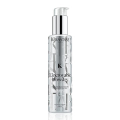 Kérastase L'incroyable Blowdry Serum – bouteille montrant protection et tenue longue pour tout type de cheveux.