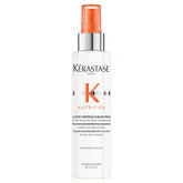 Kerastase Nutritive brume thermique sur la bouteille, protection durable contre la chaleur.