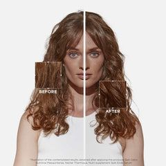 Longueurs et pointes soyeuses après Masquintense Nutritive.