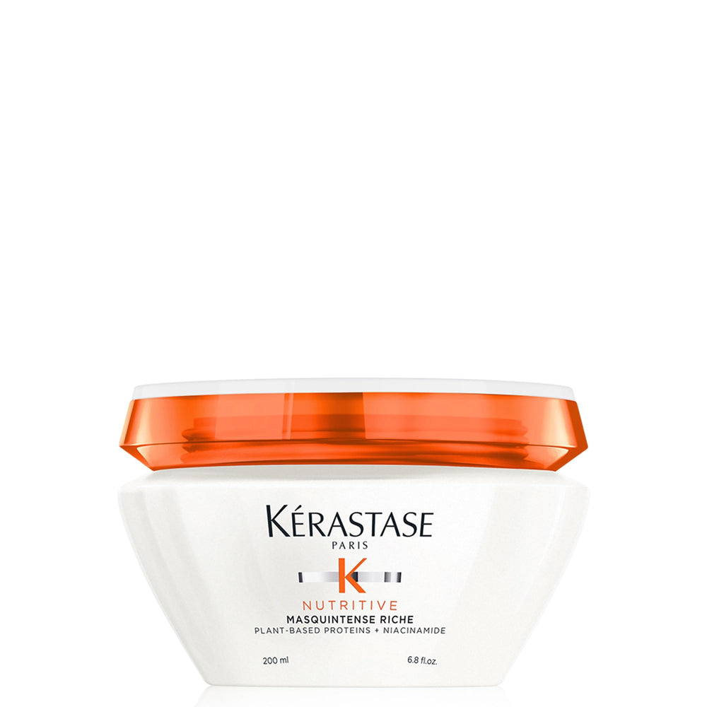 Pot Kerastase Nutritive Masquintense Riche, nourrissant et hydratant les cheveux très secs.