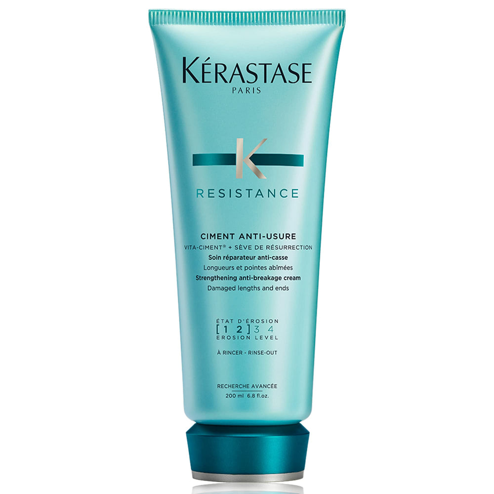 Kérastase Resistance Ciment Anti-Usure — flacon prêt à nourrir les longueurs fragiles