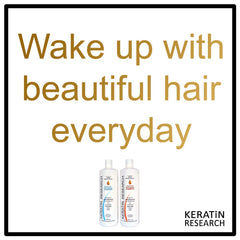 Keratin Research apres-shampoing huile d'argan - flacon : nourrit et protege la couleur.