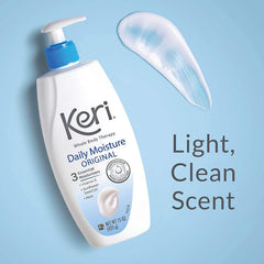 Keri Original Soin Hydratant – deux bouteilles côte à côte pour commodité.