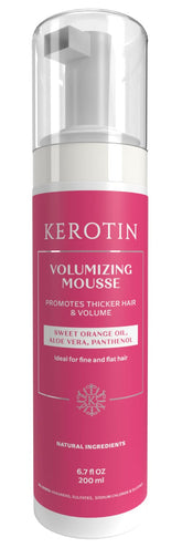 Kerotin Mousse Volume en flacon: apporte du volume et de la texture sans alourdir les cheveux.