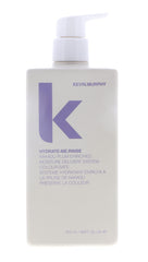 Étiquette Hydrate Me Rinse sur l'emballage, design clair et informations utiles pour l'achat.
