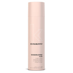 SESSION.SPRAY FLEX de Kevin.Murphy, bouteille visible, tenue légère et durable.