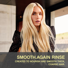 Texture crèmeuse du soin nourrissant pour cheveux épais.