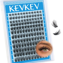 KevKev amas cils 144 pièces, emballage prêt à l'emploi pour une apparence naturelle.