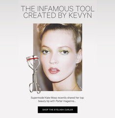 Kevyn Aucoin curleur cils coussins rouges assurent une pression précise et contrôlée.