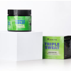 Kewlioo Triple Sweat, texture non grasse qui pénètre rapidement.