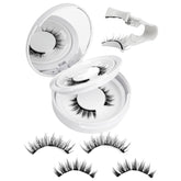 KEWYASO cils magnétiques 2 paires avec applicateur pour un montage rapide sans colle.