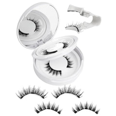 KEWYASO cils magnétiques 2 paires avec applicateur pour un montage rapide sans colle.